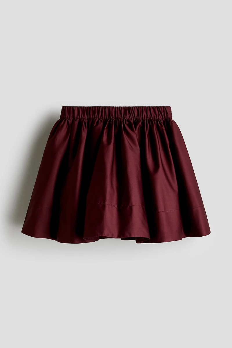 Flared Cotton Skirt