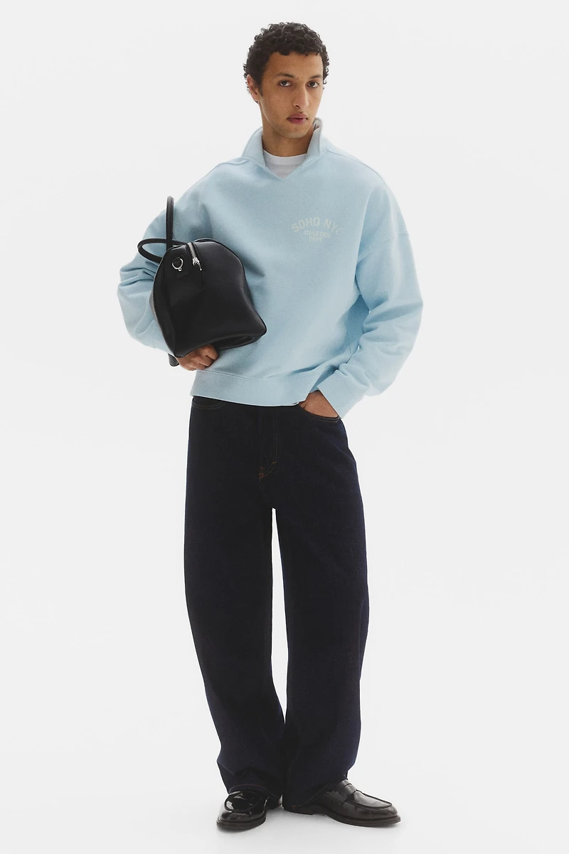 Oversized Rugby Sweatshirt