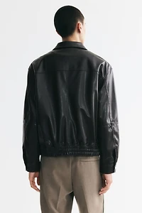 Coated Blouson Jacket