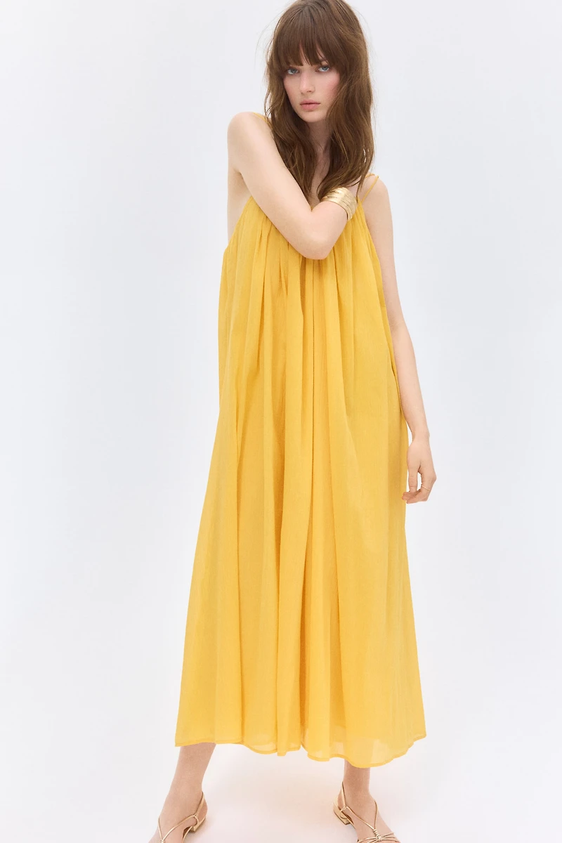 Robe trapèze maxi