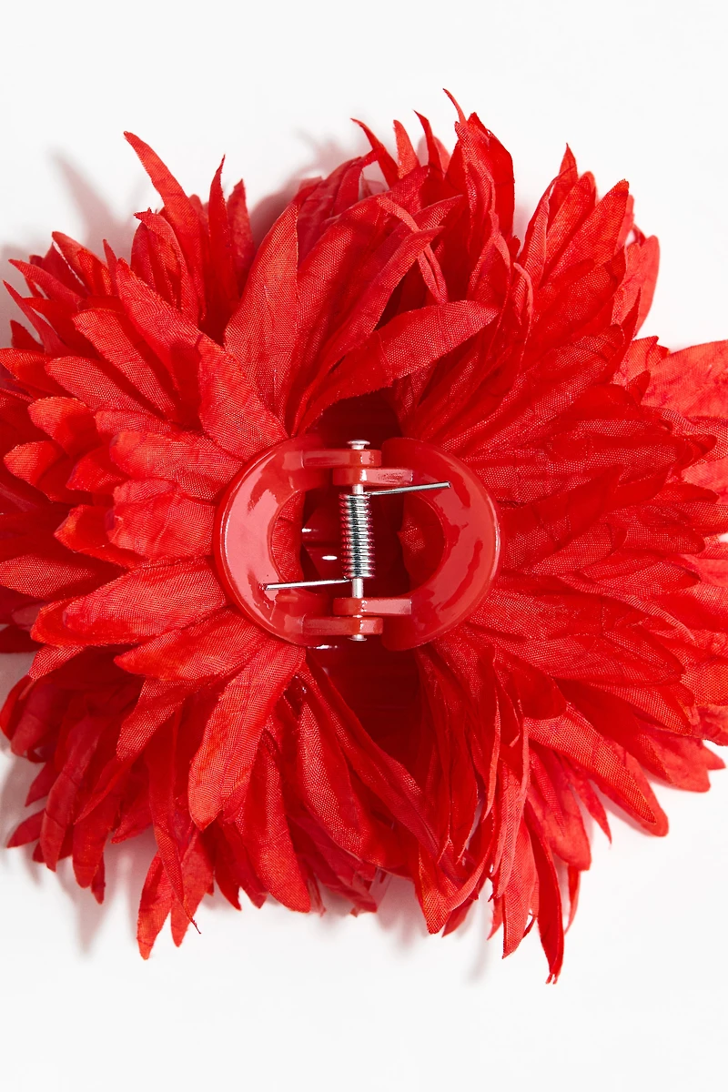 Pince à cheveux d'aspect fleur