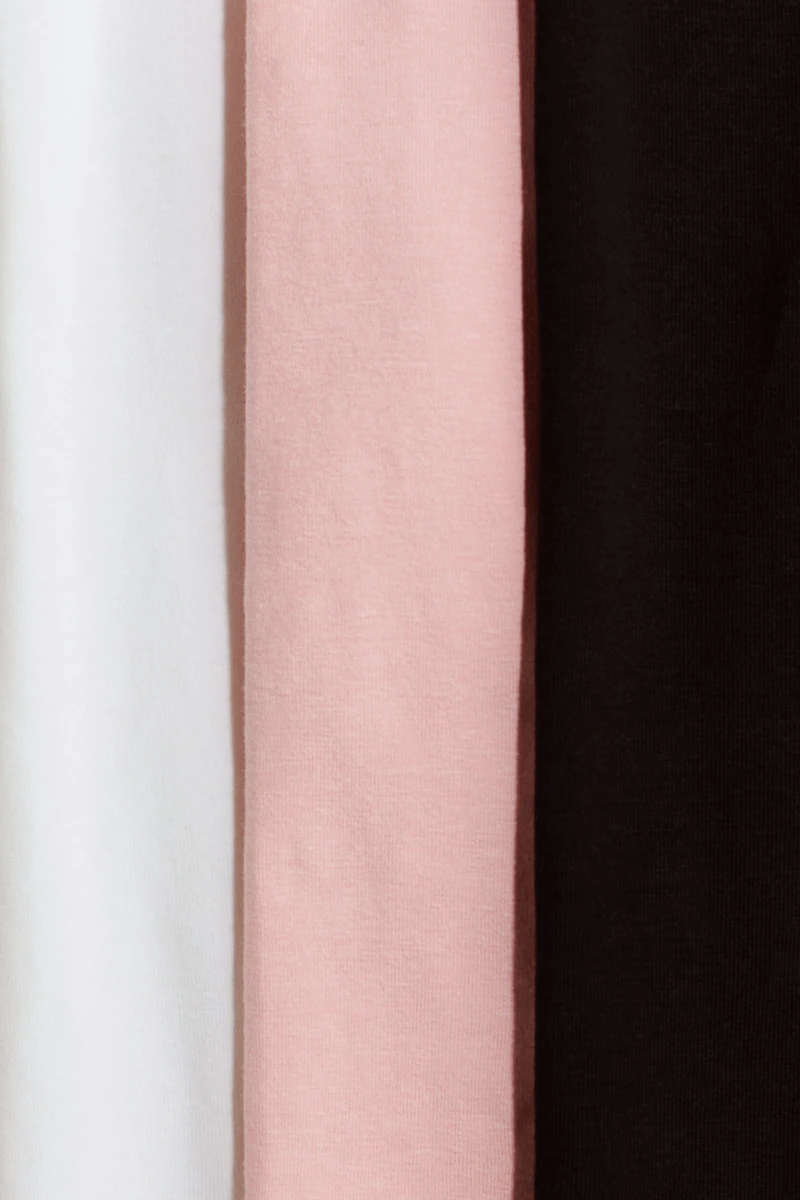 Lot de 3 leggings en coton