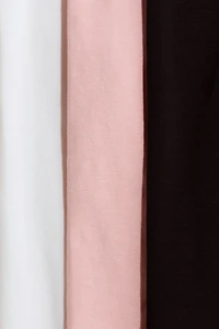 Lot de 3 leggings en coton