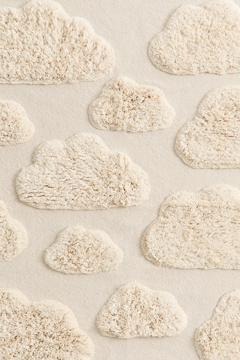Tufted Cotton Canvas Rug