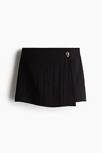 Jupe-short croisée