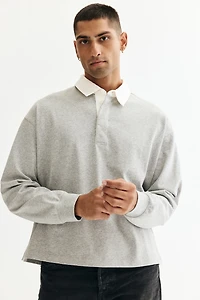 Loose-Fit Cotton Polo Shirt