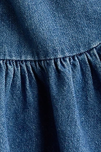 Flared Denim Skirt