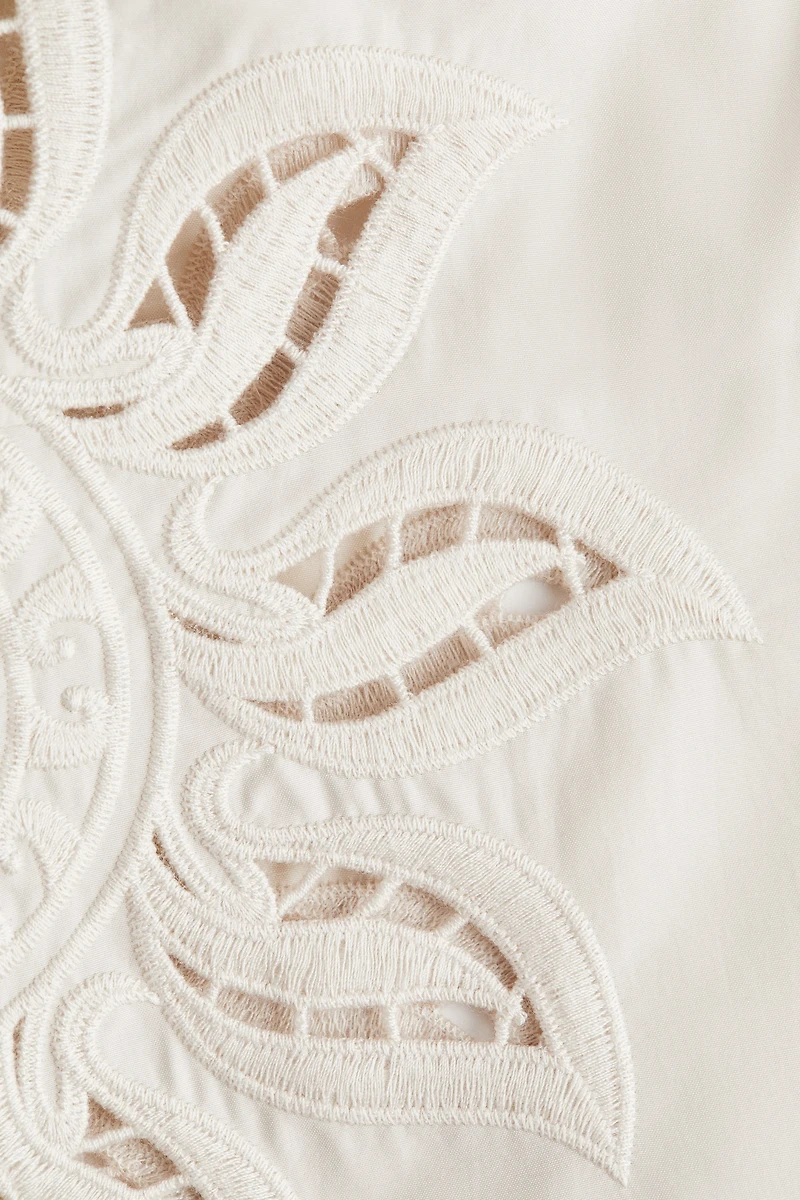 Eyelet-Embroidered Dress