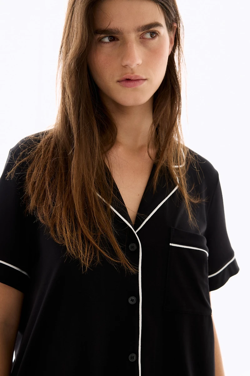 Viscose-Blend Pajamas