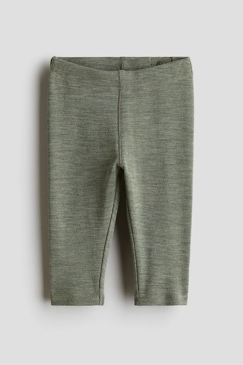 Legging en jersey de laine mérinos