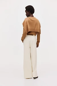 Belted Ponte Pants