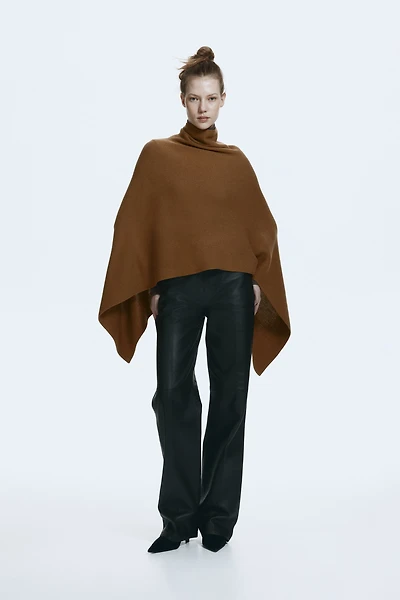 Roll-Neck Cape