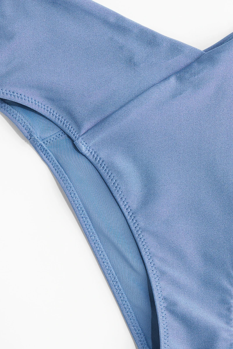 Culotte de bikini échancrée Taille Haute