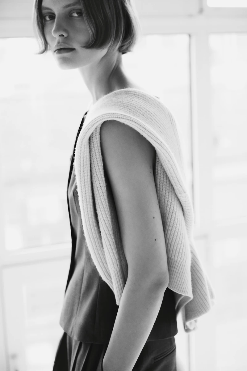 Gilet sans manches ajusté