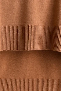 Scarf-Detail Sweater
