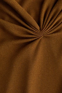 Haut à effet drapé en viscose mélangée