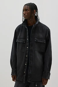 Oversized Fit Denim Shirt