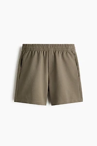 Relaxed-Fit Waffled Shorts