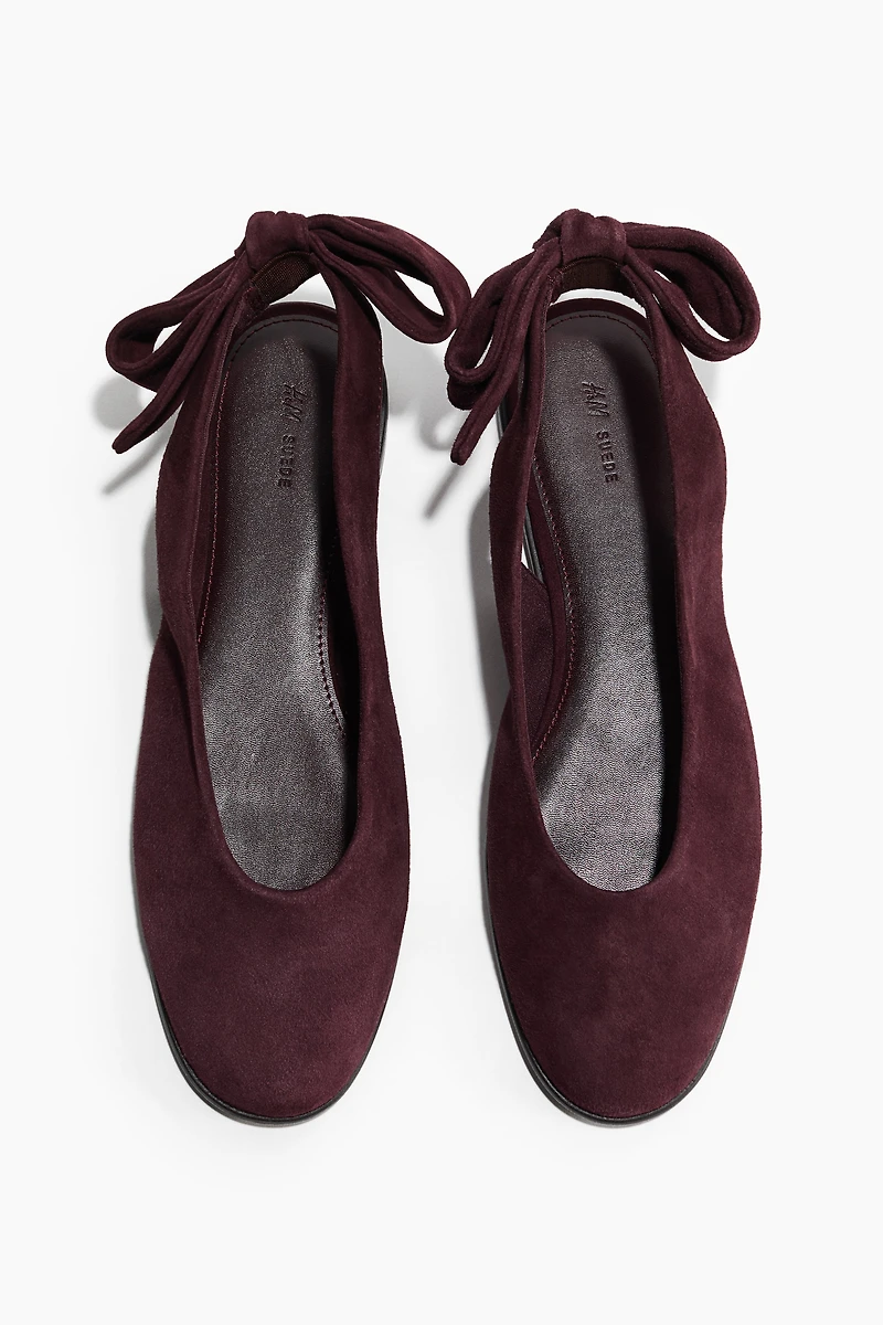 Suede Slingbacks