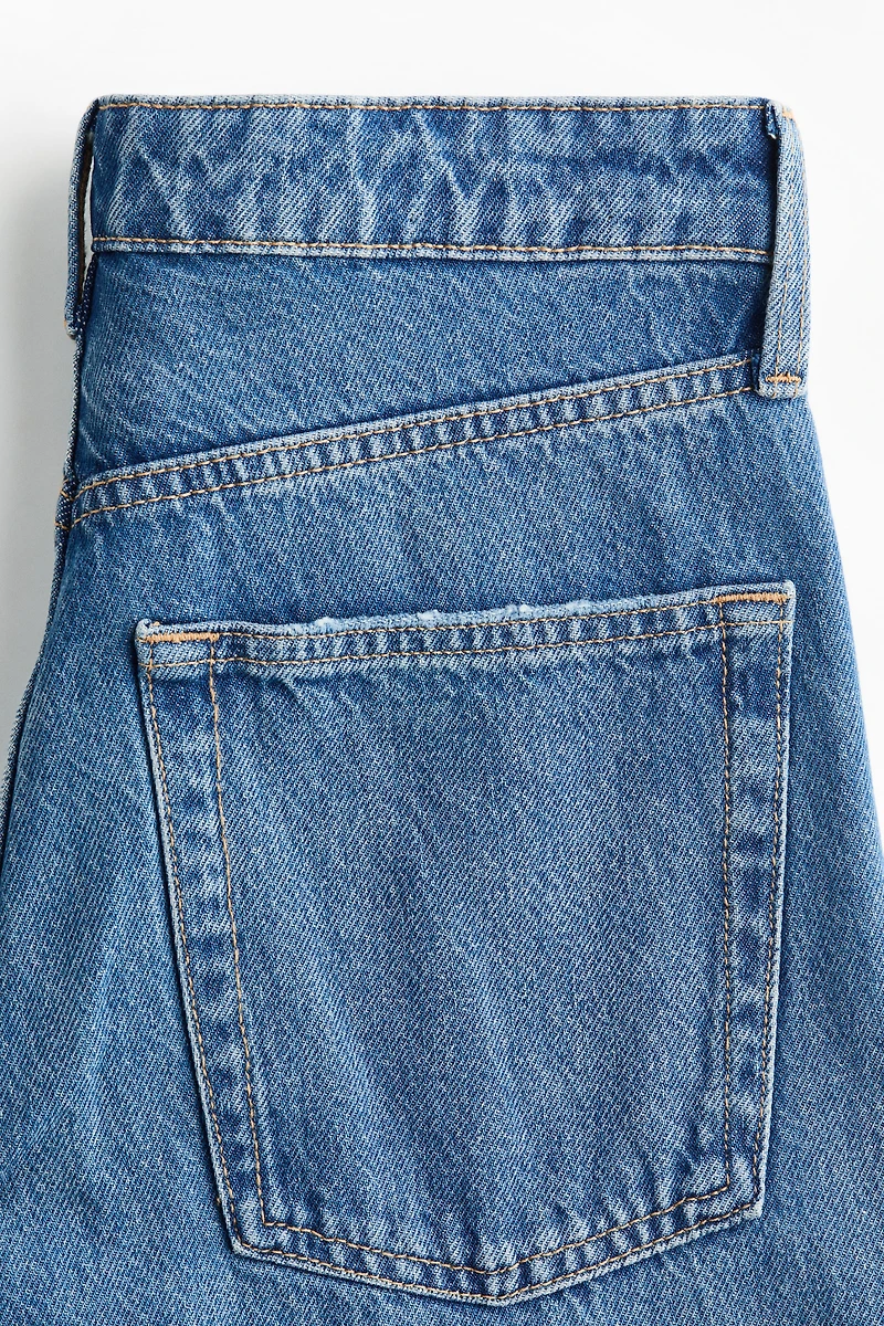 Jean large taille haute