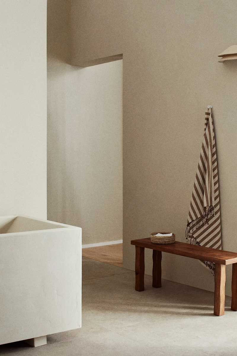 Linen-blend Bath Sheet
