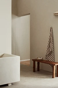 Linen-blend Bath Sheet