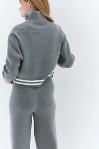 Cardigan with Zipper