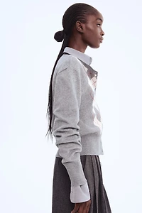 Gilet en tricot jacquard