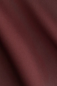 Lace-Trimmed Satin Slip Dress