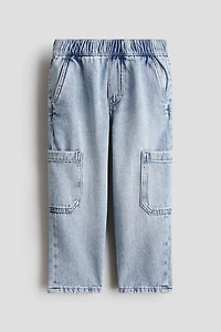 Pantalon de jogging cargo en denim