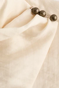 Wrap-Detail Lyocell-Blend Top