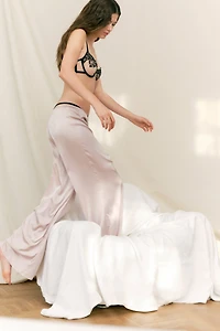 Soutien-gorge balconnet brodé