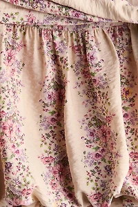 Tie-Detail Bubble-Hem Skirt