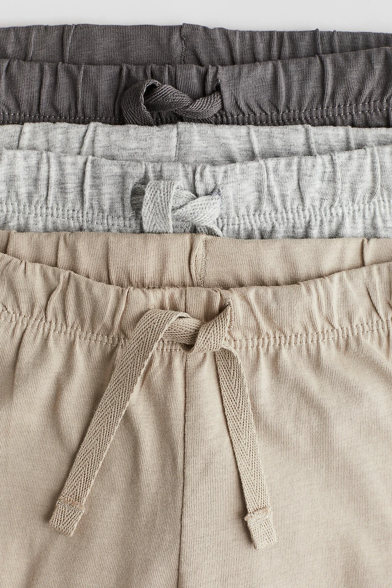 Lot de 3 pantalons jogging en jersey coton