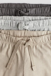 Lot de 3 pantalons jogging en jersey coton