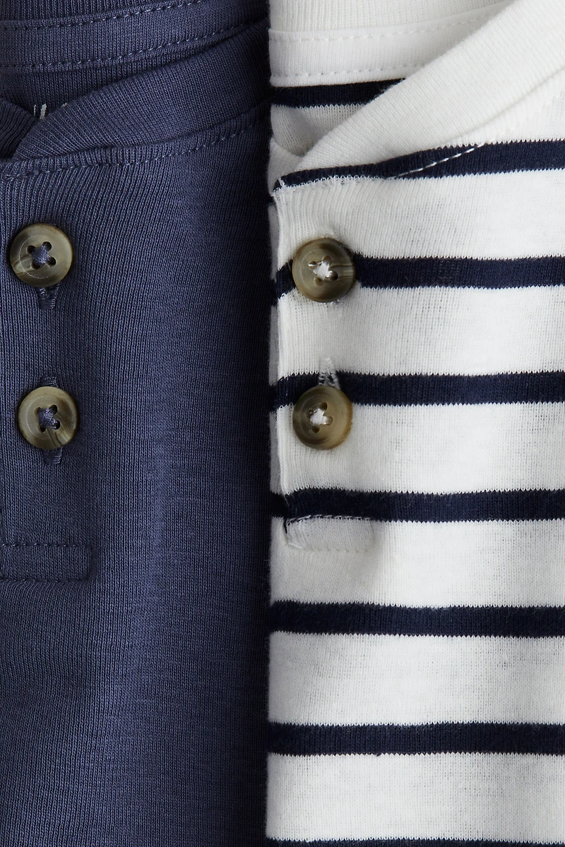 2-Pack Henley T-Shirts