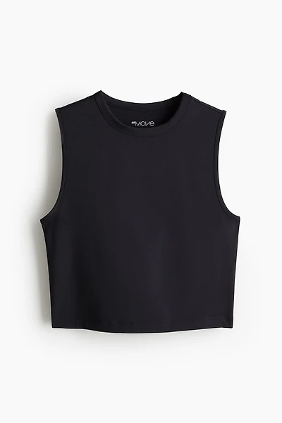 Cropped Sports Tank Top with DryMove™