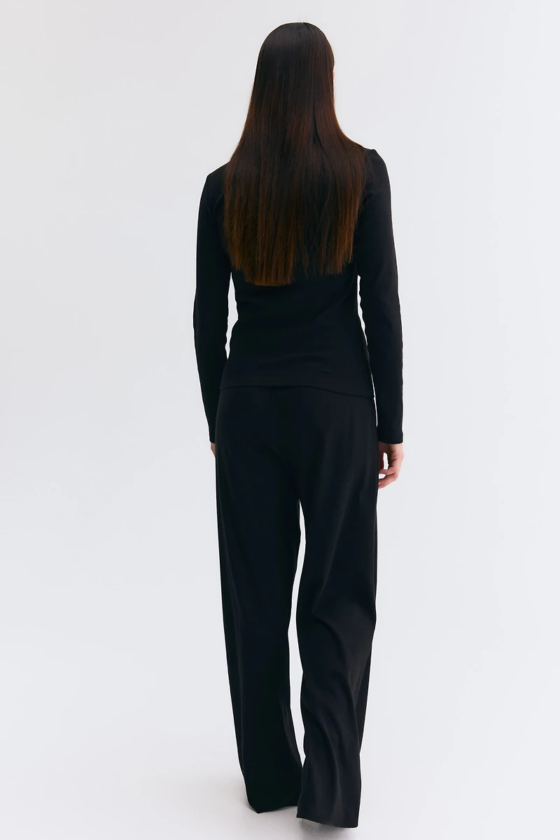 MAMA Pointelle Jersey Pajamas