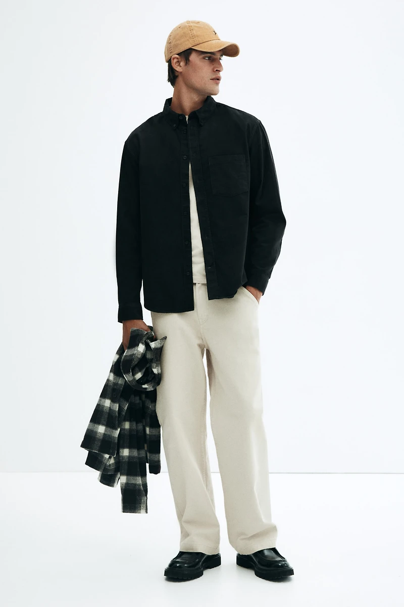 Regular-Fit Corduroy Shirt