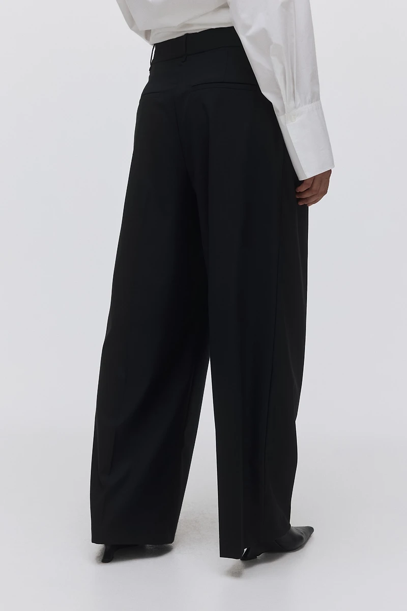 Wide-Leg Dress Pants