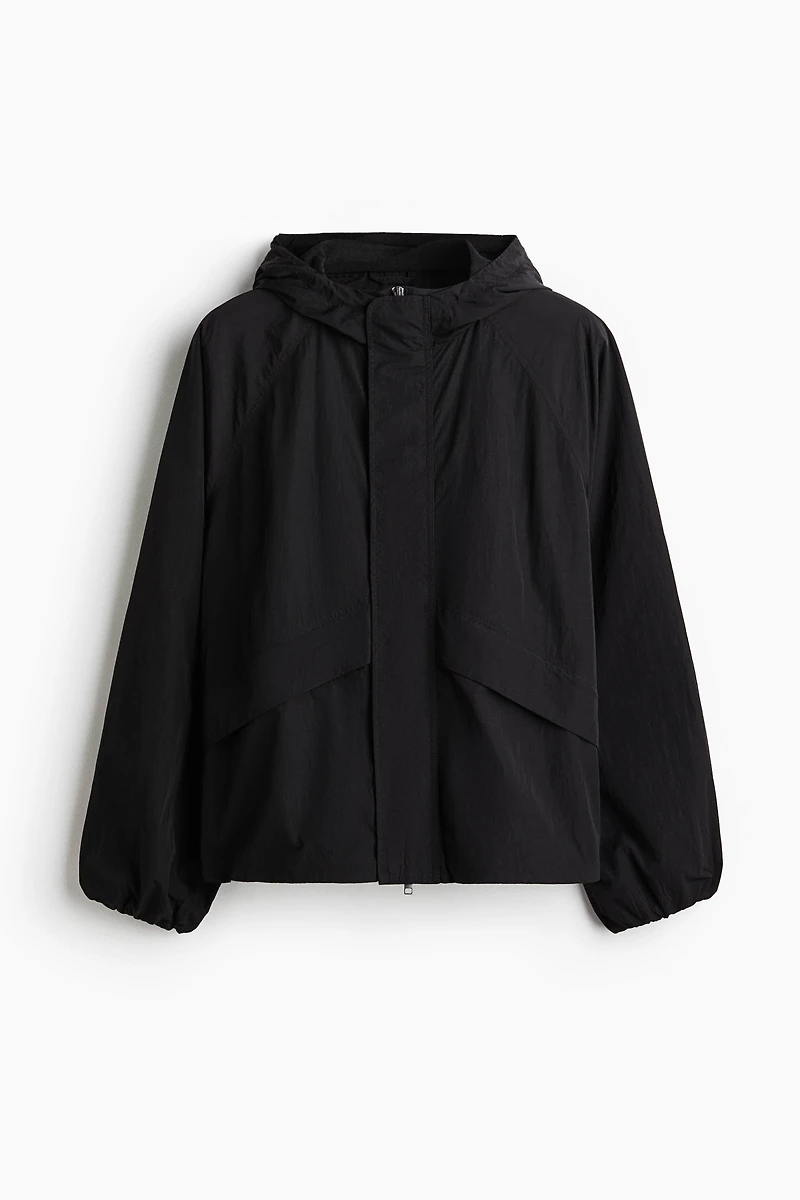 Loose-Fit Nylon Windbreaker