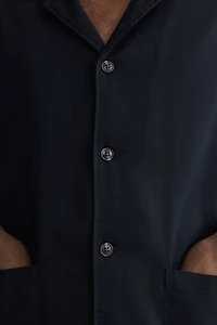 Chemise décontractée à col cubain