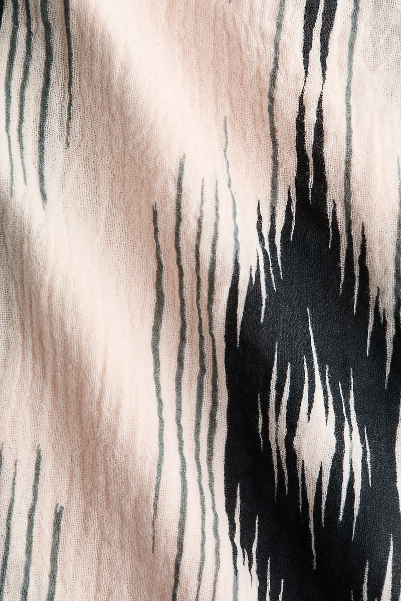 Straight-Leg Muslin Pants