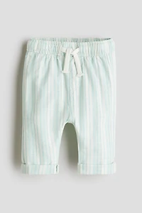 Linen-Blend Joggers