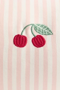 Embroidered-Detail Bolster