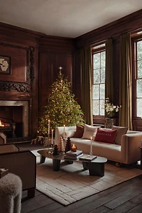 Large Wool-Blend Rug