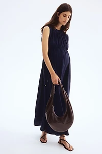 MAMA Drawstring-Detail Dress