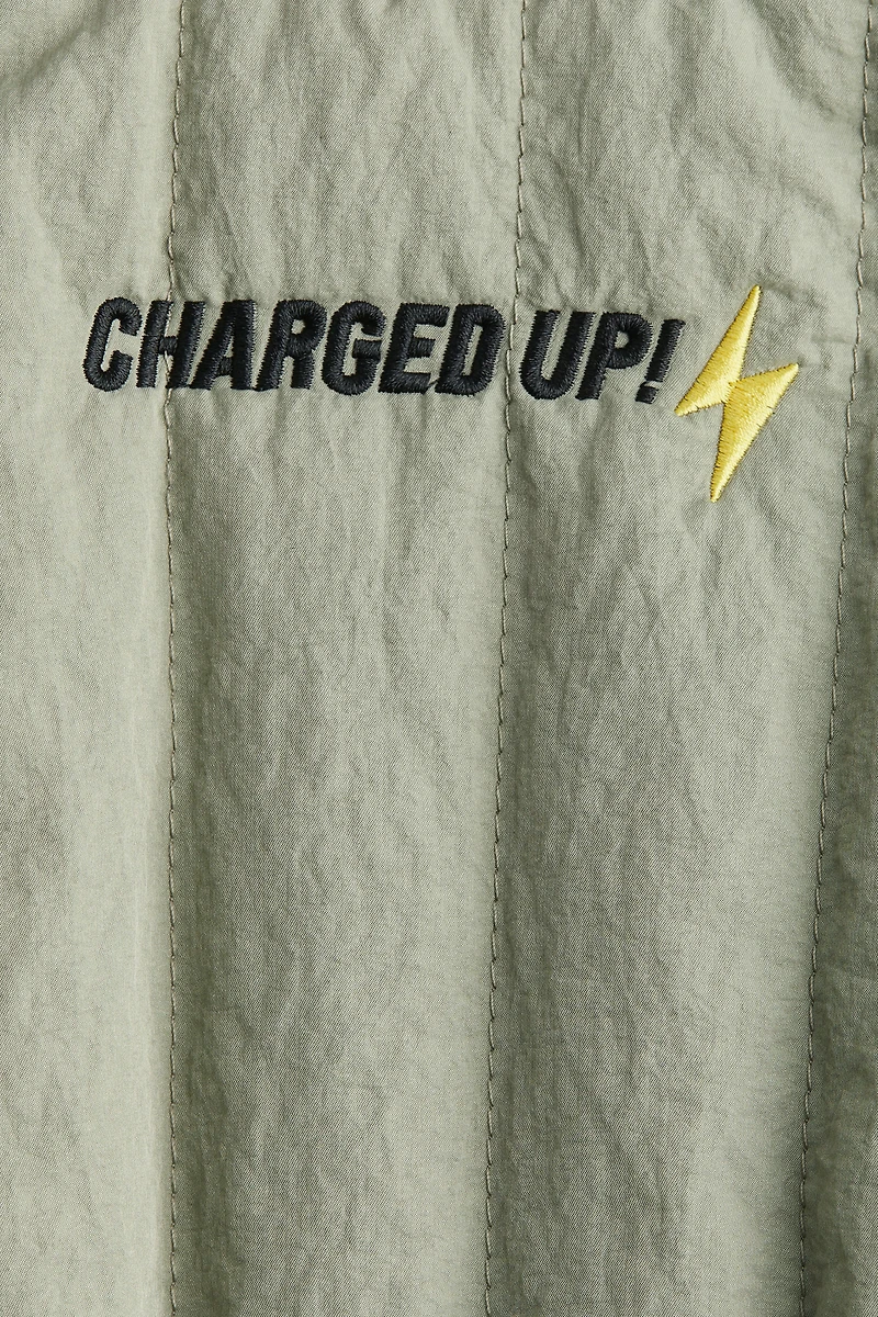 Quilted Bomber Jacket