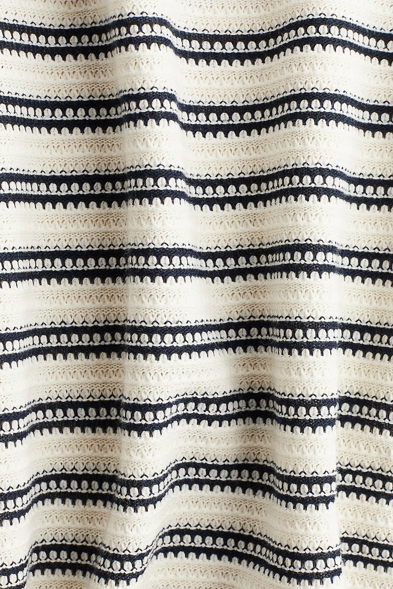 Textured-Knit Maxi Dress