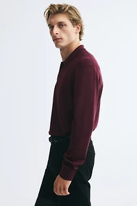 Regular-Fit Knit Polo Shirt